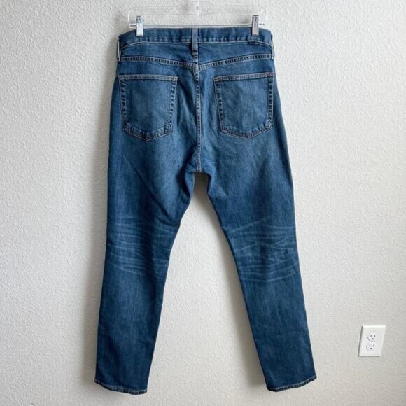 Outerknown S.E.A Jeans Local Straight Fit Men's 33x34 Mid Rise Stretch Med Wash - Picture 3 of 7